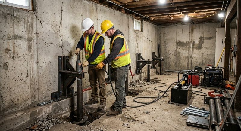 Basement Stabilization in Brunswick, GA