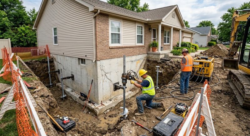 Building Foundation Repair in Saint Simons Island, GA