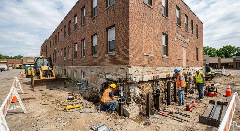 Commercial Foundation Repair in Brunswick, GA