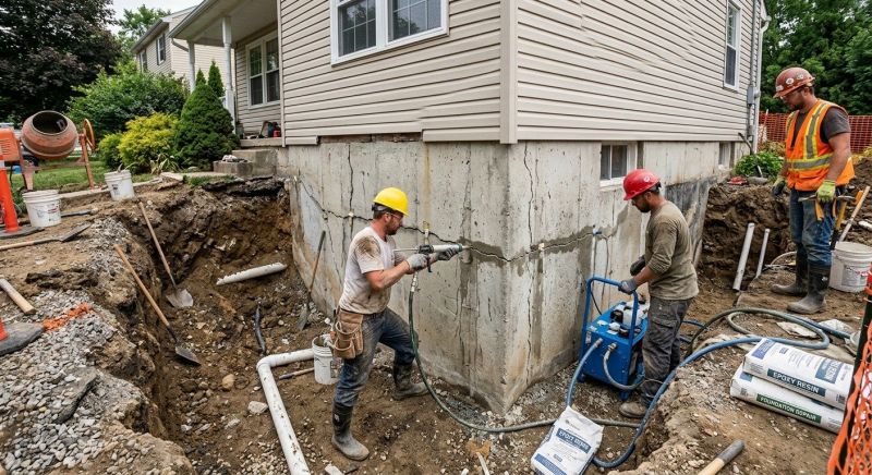 Cracked Foundation Repair in Brunswick, GA
