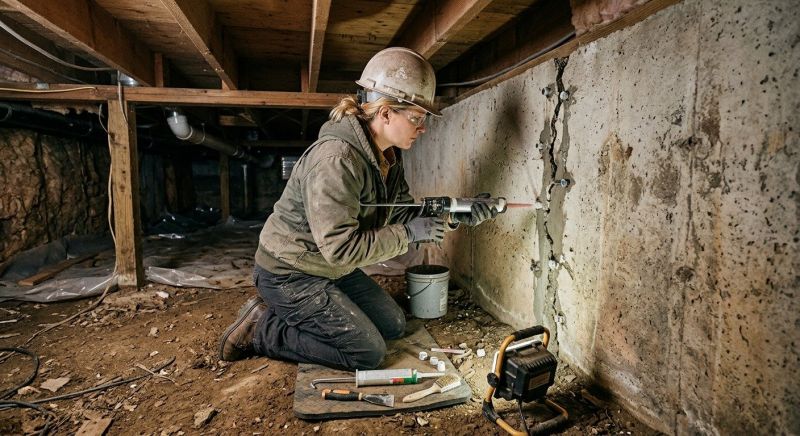Crawlspace Foundation Repair in Darien, GA