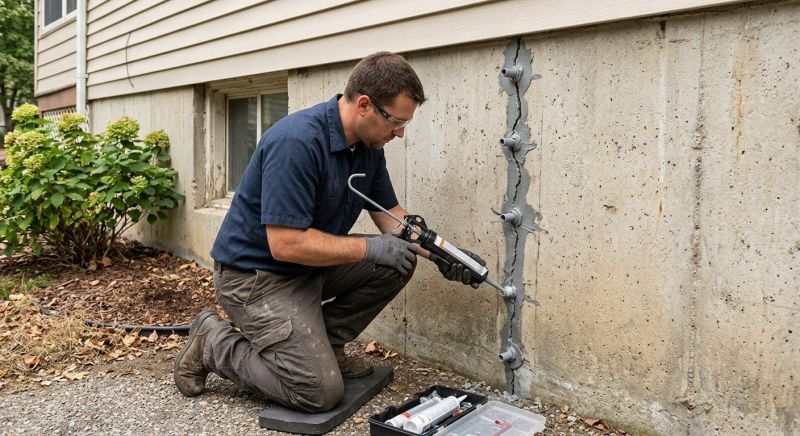 Foundation Crack Sealing in Brunswick, GA