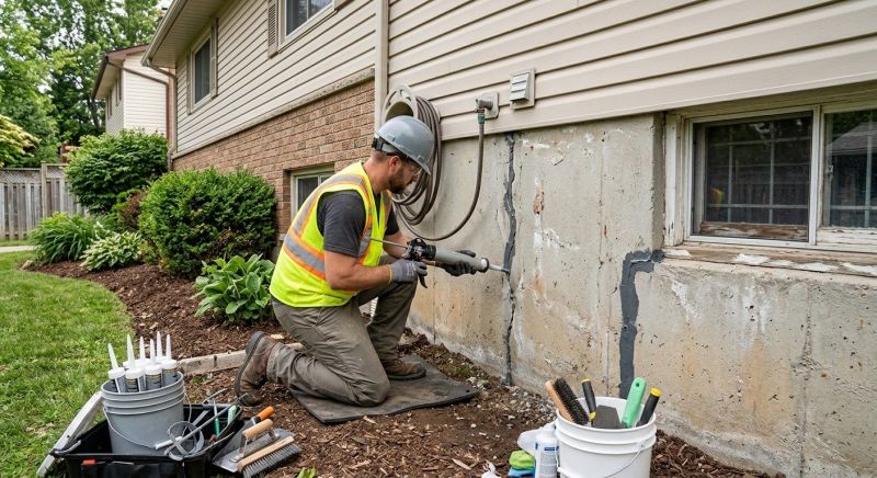 Foundation Crack Sealing in Brunswick, GA