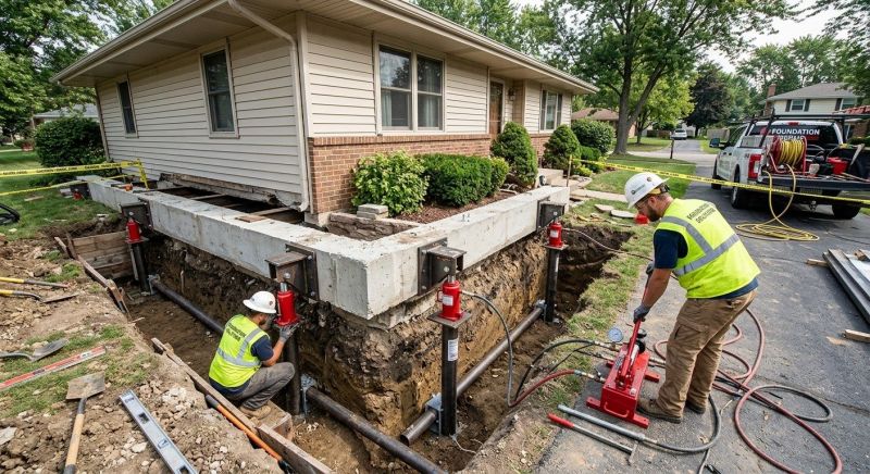 Foundation Jacking in Glynn County, GA