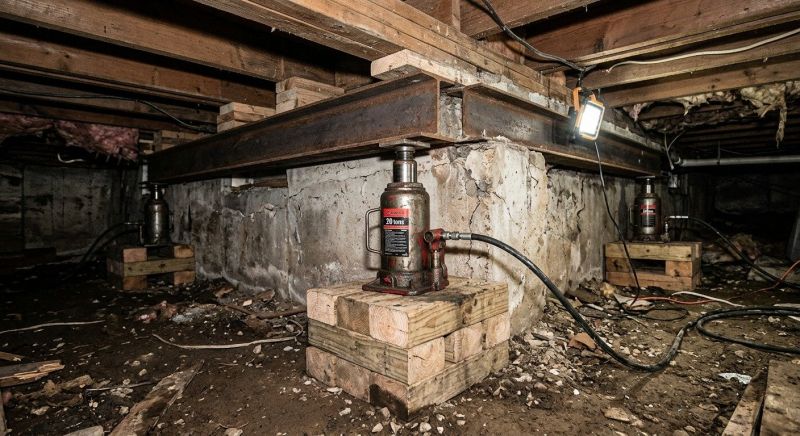 Foundation Jacking in Brunswick, GA