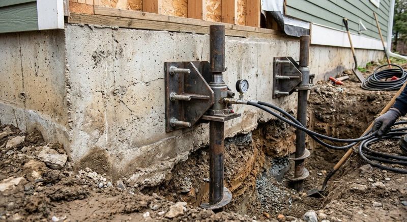 Foundation Pier Leveling in Brunswick, GA
