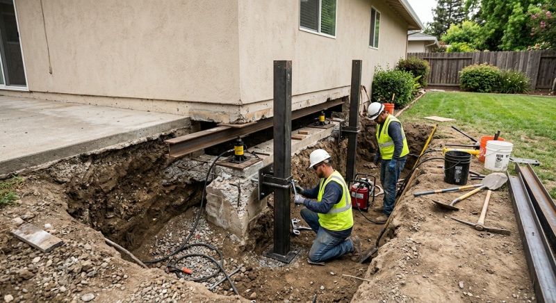 Foundation Pier Repair in Brunswick, GA