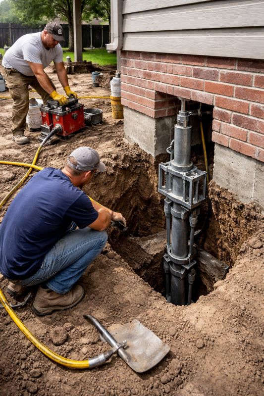 Foundation Pier Repair in Brunswick, GA