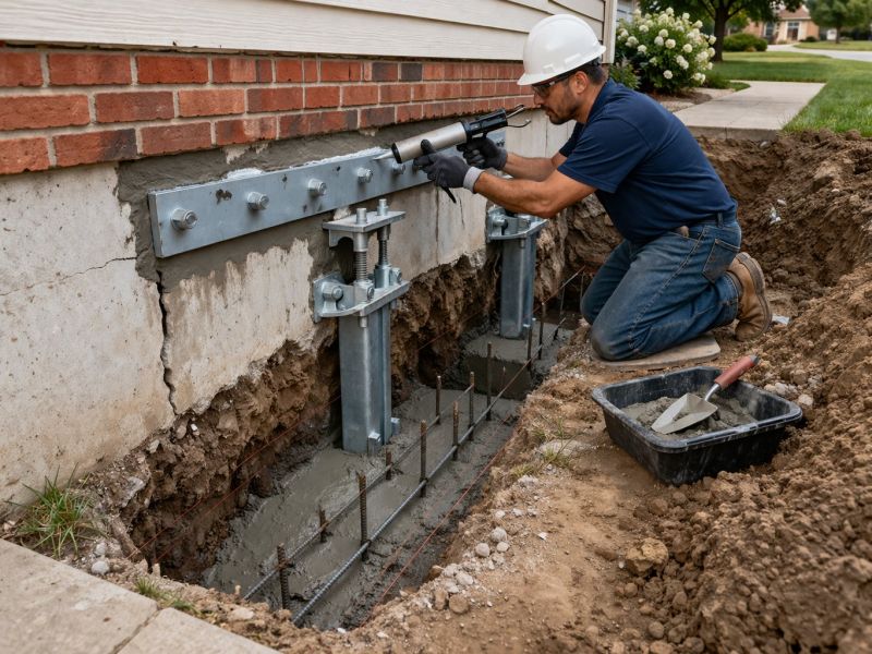 Foundation Pier Repair in Brunswick, GA