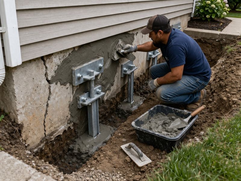 Foundation Pier Repair in Brunswick, GA