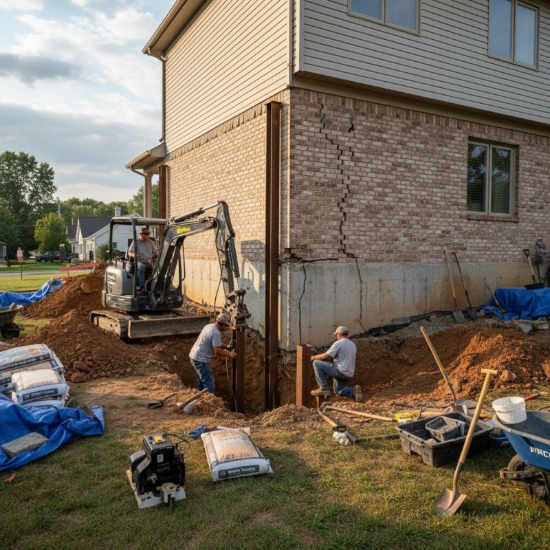 Foundation Structural Repair in Woodbine, GA