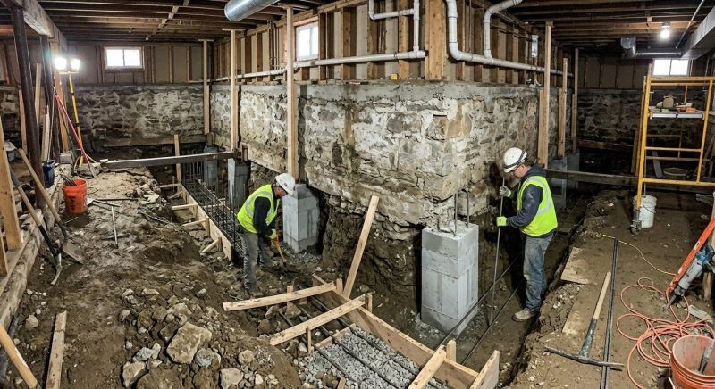 Foundation Underpinning in Brunswick, GA