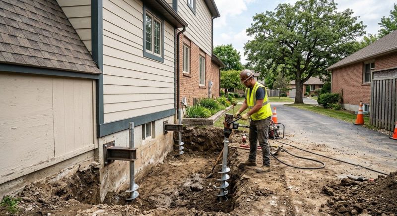 Helical Piers Installation in Brunswick, GA