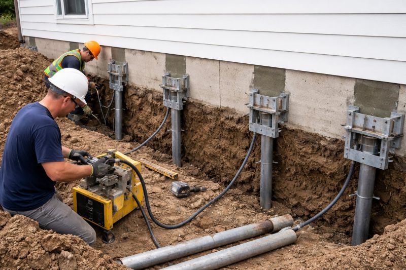 Helical Piers Installation in Brunswick, GA