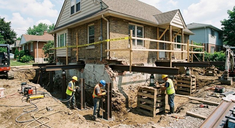 House Foundation Repair in Woodbine, GA