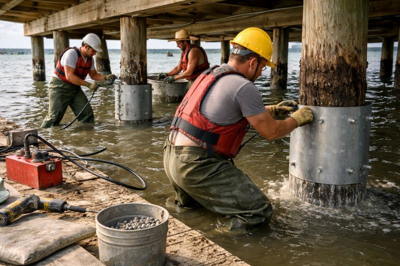 Piling Repair in Brunswick, GA