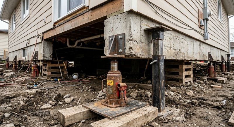 Sinking Foundation Lifting in Brunswick, GA