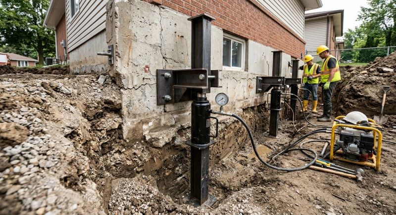 Sinking Foundation Lifting in Brunswick, GA