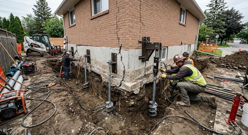 Sinking Foundation Repair in Glynn County, GA