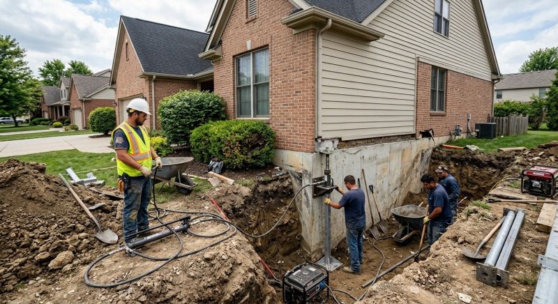 Sinking Foundation Repair in Glynn County, GA