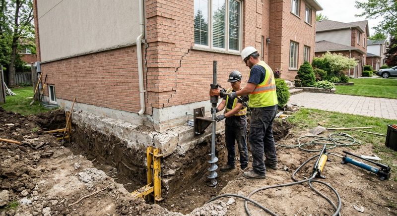 Sinking Foundation Repair in Jekyll Island, GA