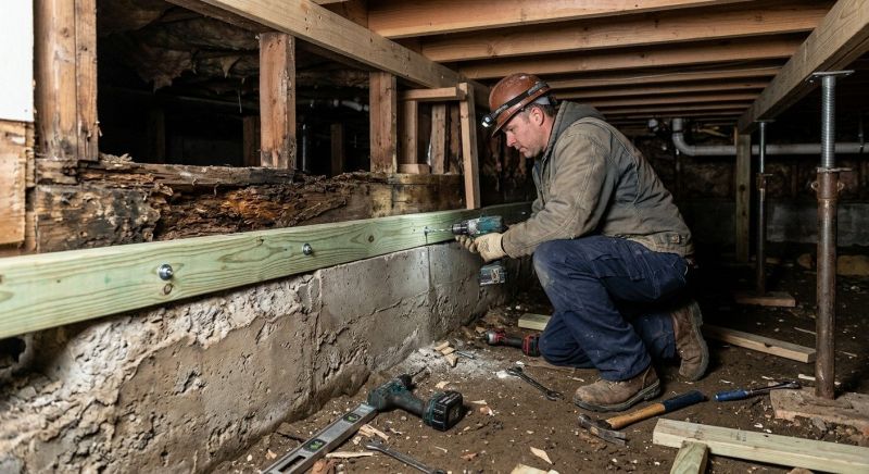 Slab Foundation Repair in Brunswick, GA