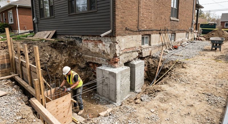 Structural Underpinning in Brunswick, GA