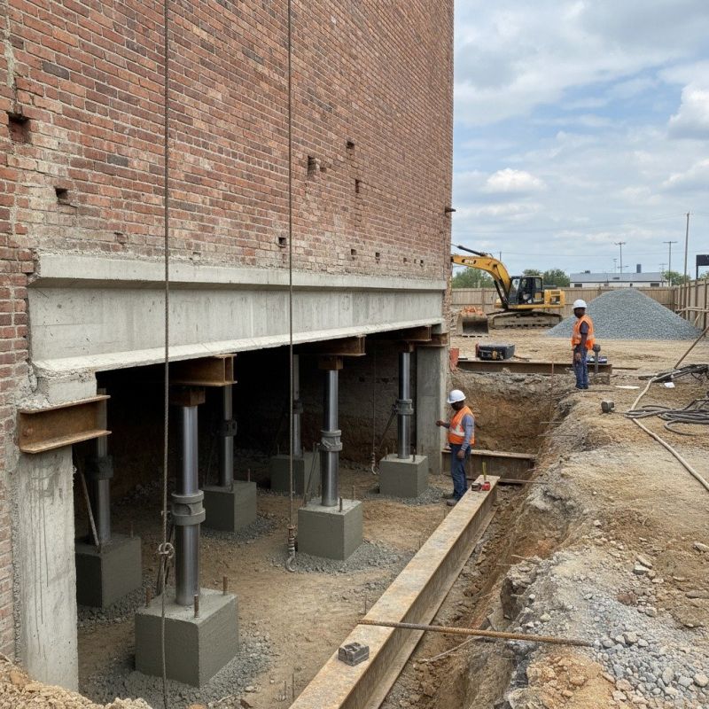 Structural Underpinning in Brunswick, GA