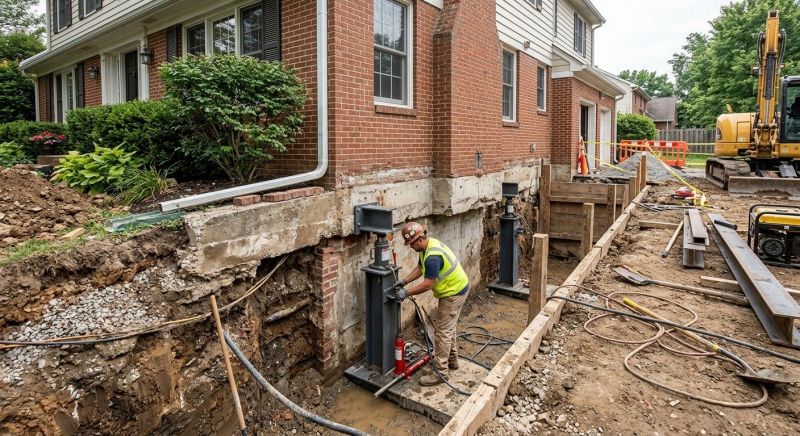 Structural Underpinning in Brunswick, GA